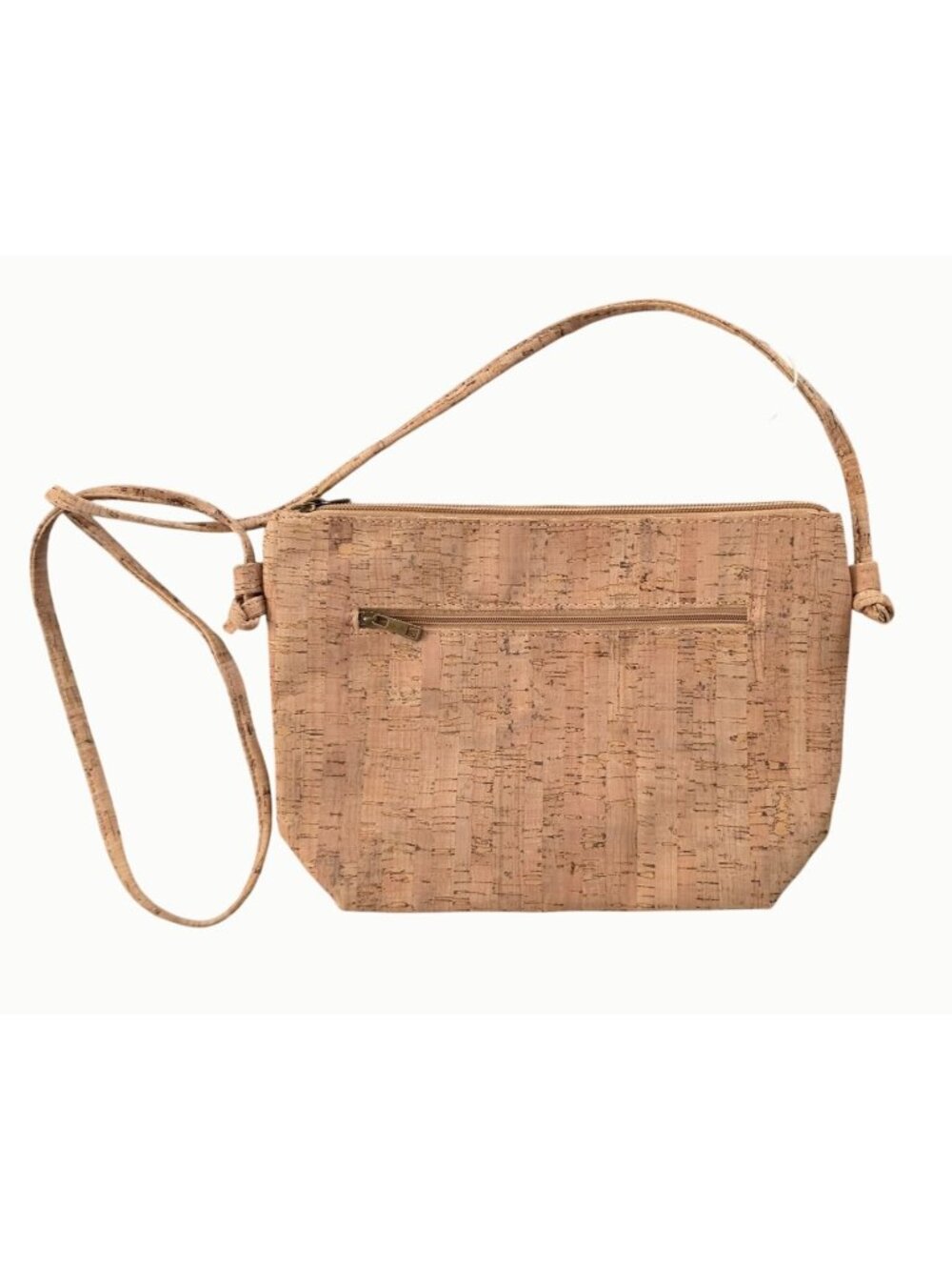 AM Cork Collection Cork Crossbody Bag Vegan Tile Print Lightweight NWT - Picture 2 of 5